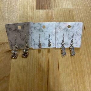 Hand-crafted Christmas Earrings